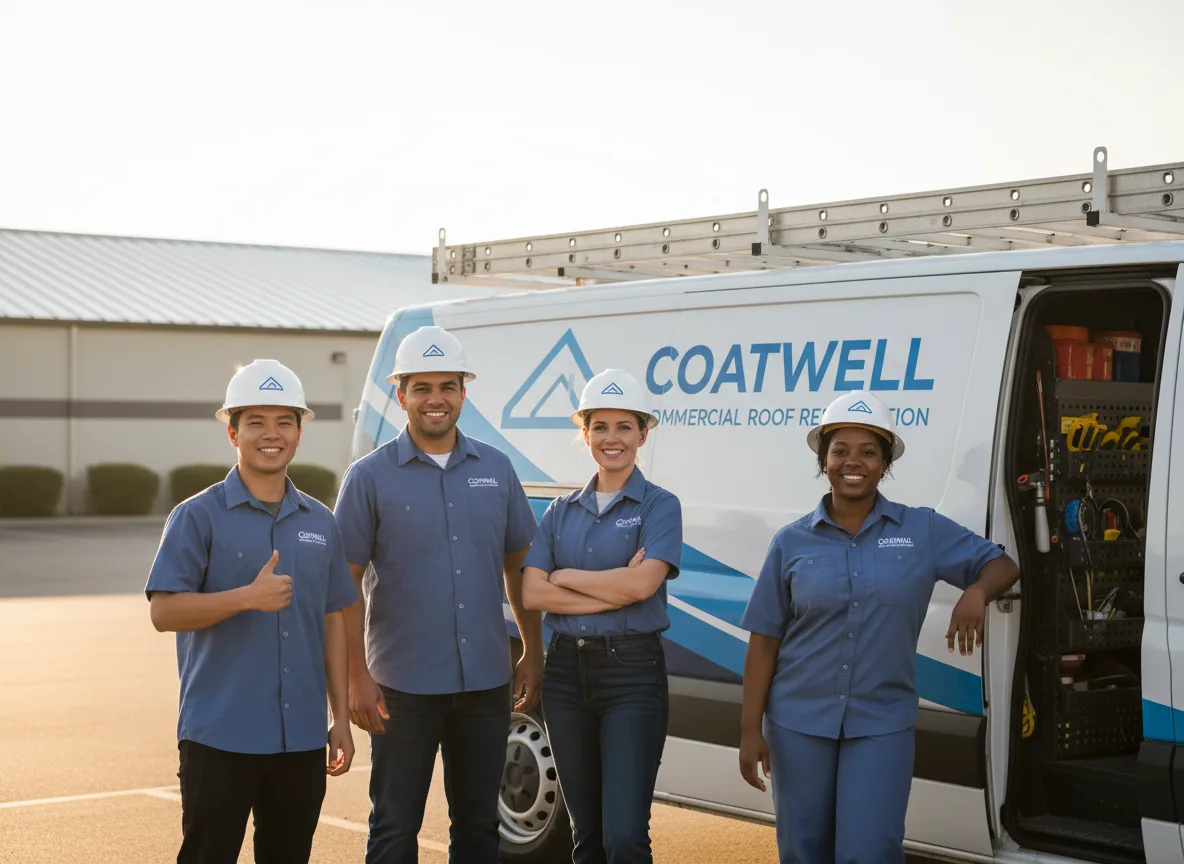 Commercial roof coating company in White, GA